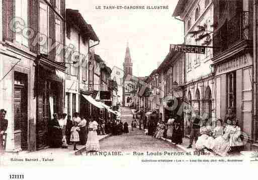 Ville de LAFRANCAISELUNEL, carte postale ancienne