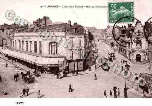 Ville de LIMOGES, carte postale ancienne