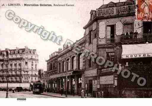 Ville de LIMOGES, carte postale ancienne