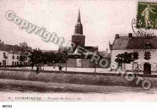 Ville de LOCMARIAQUER, carte postale ancienne