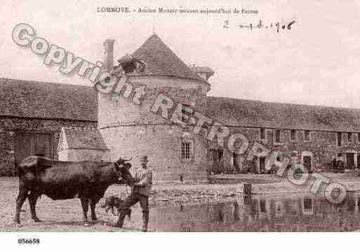 Ville de LOMMOYE, carte postale ancienne