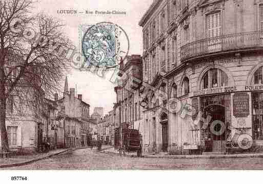 Ville de LOUDUN, carte postale ancienne