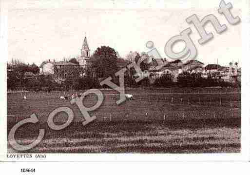 Ville de LOYETTES, carte postale ancienne