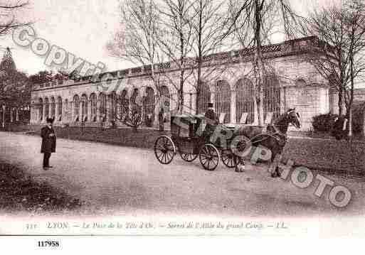 Ville de LYON, carte postale ancienne