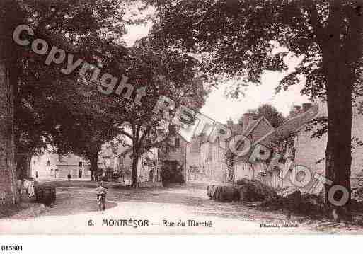 Ville de MONTRESOR, carte postale ancienne