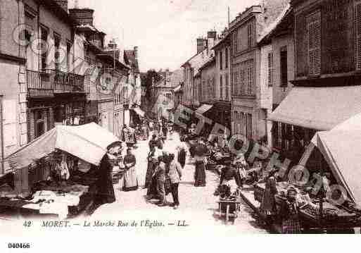 Ville de MORETSURLOING, carte postale ancienne