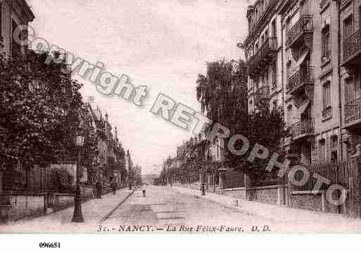 Ville de NANCY, carte postale ancienne