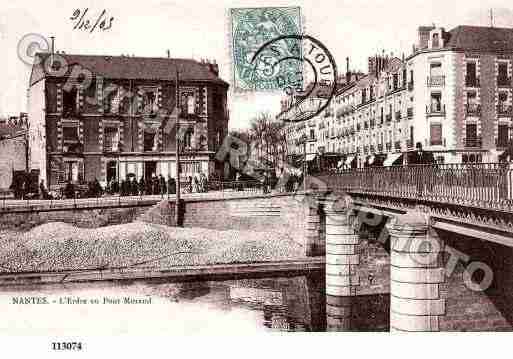 Ville de NANTES, carte postale ancienne