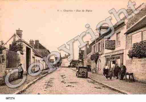 Ville de ORGERUS, carte postale ancienne