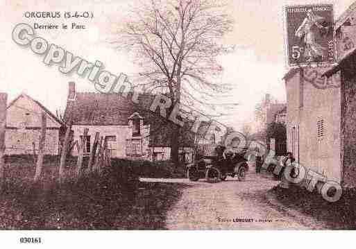 Ville de ORGERUS, carte postale ancienne