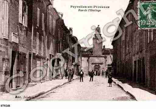 Ville de PEYROLLESENPROVENCE, carte postale ancienne