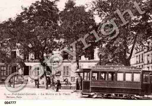 Ville de PRESTGERVAIS(LE), carte postale ancienne