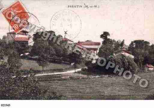 Ville de PREUTINHIGNY, carte postale ancienne