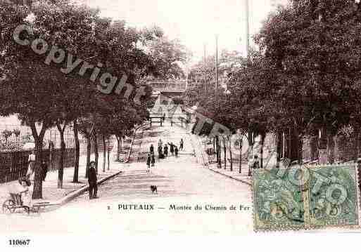 Ville de PUTEAUX, carte postale ancienne