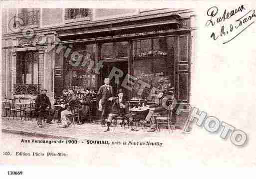 Ville de PUTEAUX, carte postale ancienne