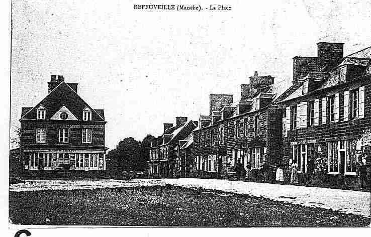 Ville de REFUVEILLE, carte postale ancienne