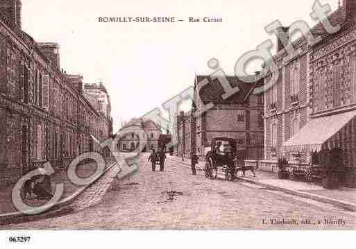 Ville de ROMILLYSURSEINE, carte postale ancienne