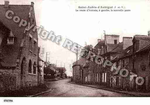 Ville de SAINTAUBIND'AUBIGNE, carte postale ancienne