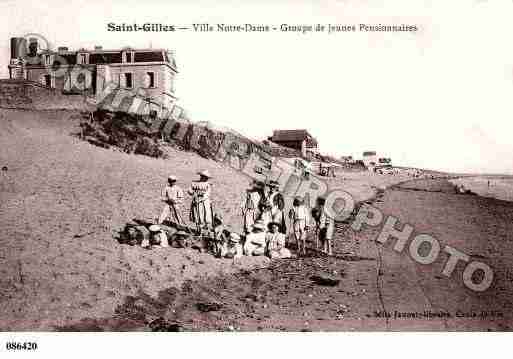 Ville de SAINTGILLESCROIXDEVIE, carte postale ancienne