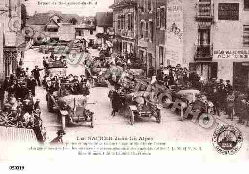 Ville de SAINTLAURENTDUPONT, carte postale ancienne