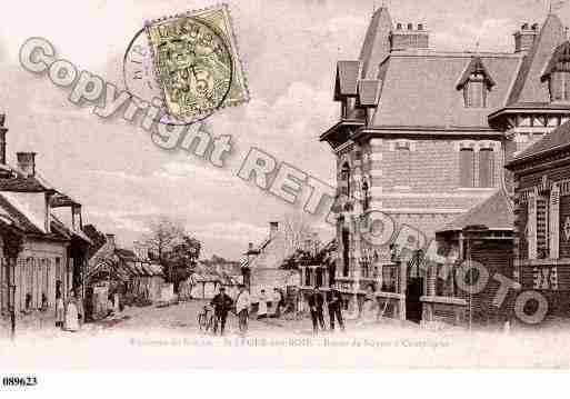 Ville de SAINTLEGERAUXBOIS, carte postale ancienne