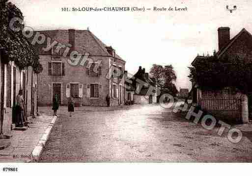 Ville de SAINTLOUPDESCHAUMES, carte postale ancienne