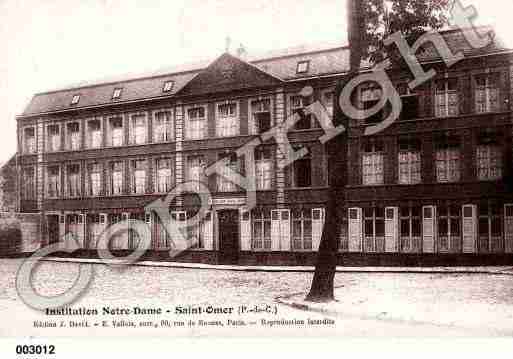 Ville de SAINTOMER, carte postale ancienne