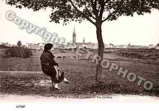 Ville de SAINTPOLDELEON, carte postale ancienne