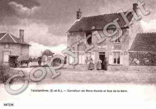 Ville de TACOIGNIERES, carte postale ancienne