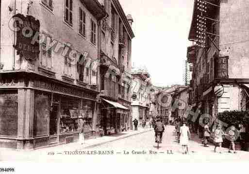 Ville de THONONLESBAINS, carte postale ancienne