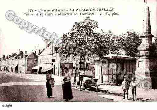 Ville de TRELAZE, carte postale ancienne