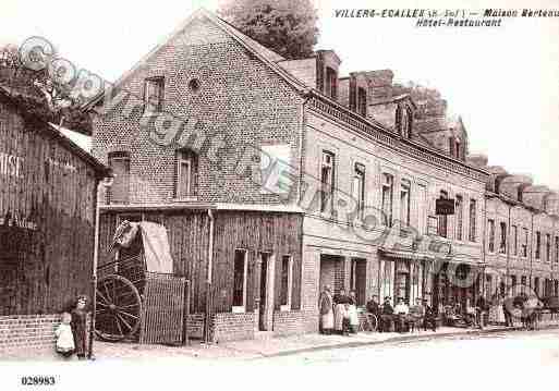 Ville de VILLERSECALLES, carte postale ancienne