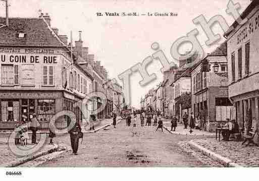 Ville de VOULX, carte postale ancienne