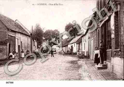 Ville de ACHEUXENAMIENOIS, carte postale ancienne