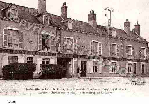 Ville de BEAUGENCY, carte postale ancienne