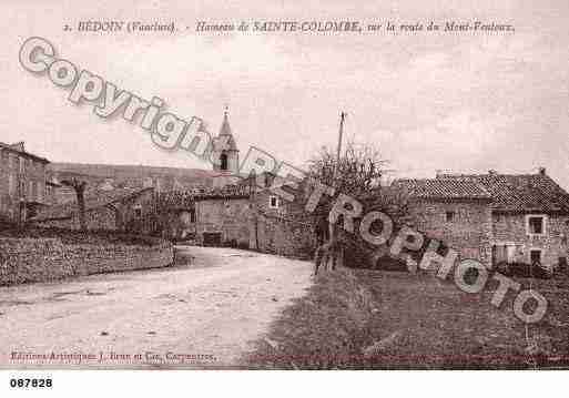 Ville de BEDOIN, carte postale ancienne