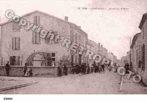 Ville de CAGNACLESMINES, carte postale ancienne