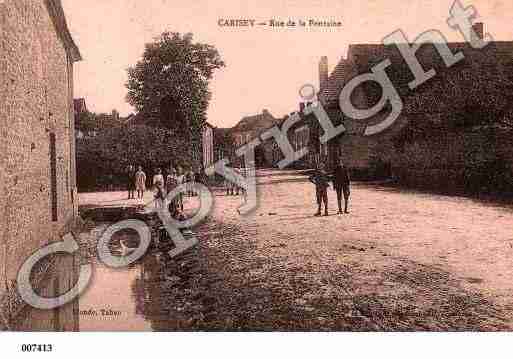 Ville de CARISEY, carte postale ancienne