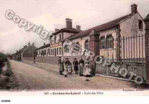 Ville de CERDON, carte postale ancienne