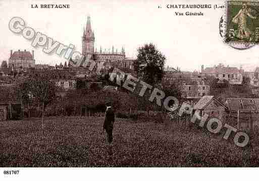 Ville de CHATEAUBOURG, carte postale ancienne