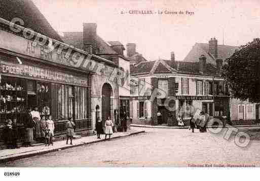 Ville de CHUELLES, carte postale ancienne