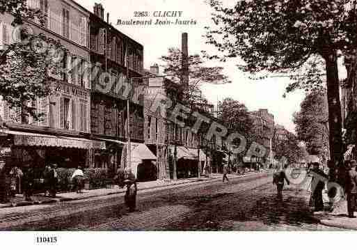 Ville de CLICHY, carte postale ancienne