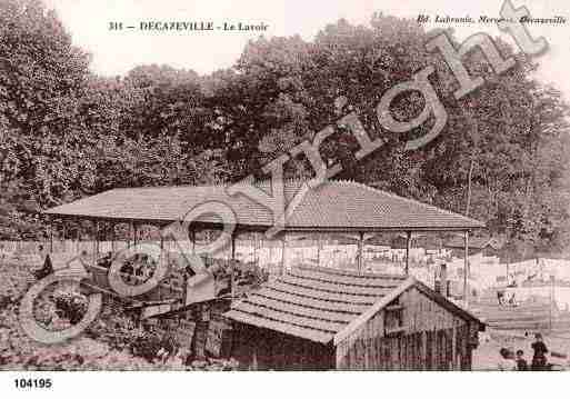 Ville de DECAZEVILLE, carte postale ancienne