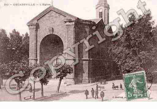 Ville de DECAZEVILLE, carte postale ancienne