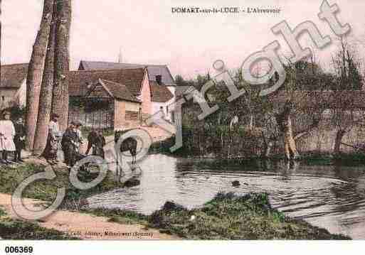 Ville de DOMARTSURLALUCE, carte postale ancienne