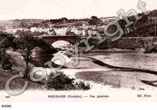 Ville de DOUARNENEZ, carte postale ancienne