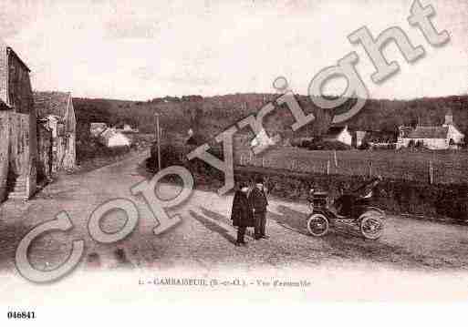 Ville de GAMBAISEUIL, carte postale ancienne