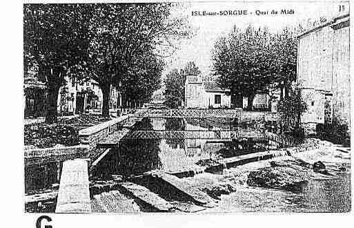 Ville de ISLESURLASORGUE(L'), carte postale ancienne