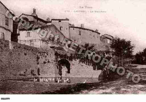 Ville de LAUTREC, carte postale ancienne