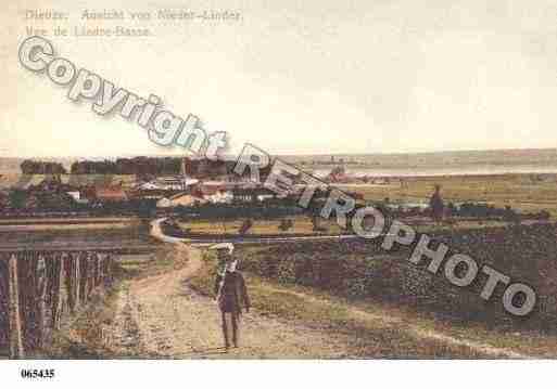 Ville de LINDREBASSE, carte postale ancienne